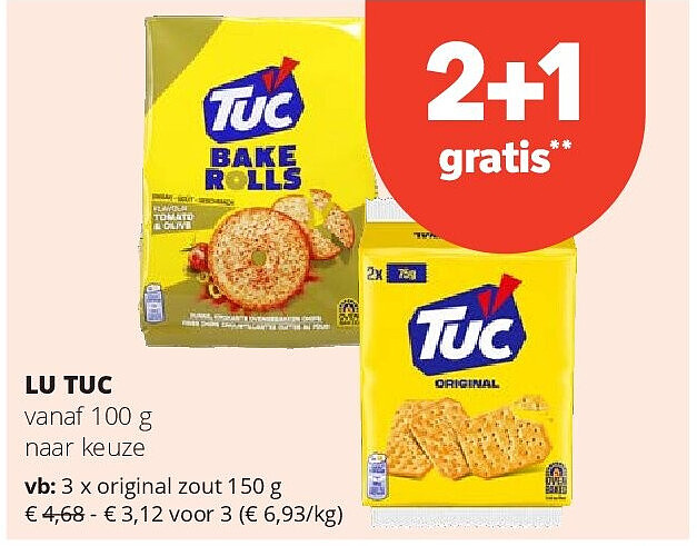 LU TUC original zout 150 g