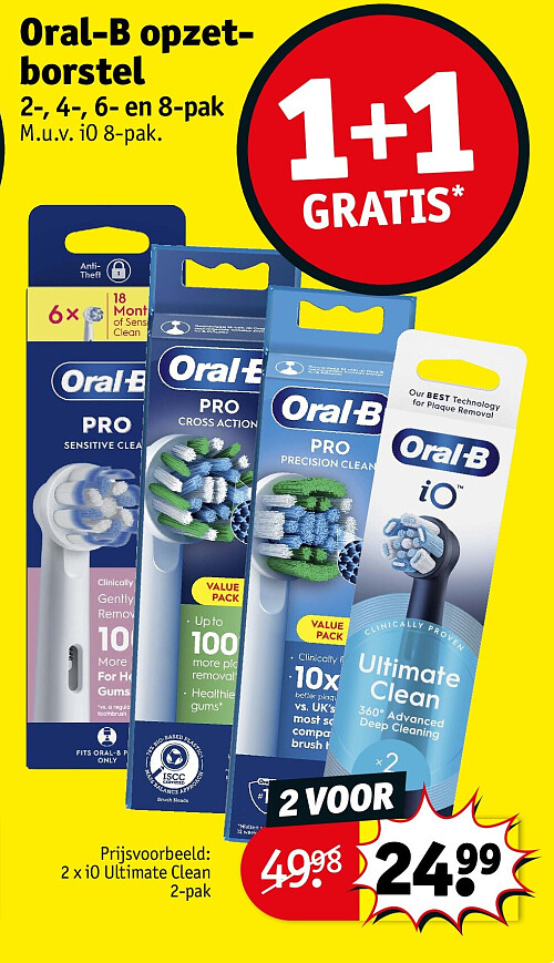 Oral-B opzetborstel