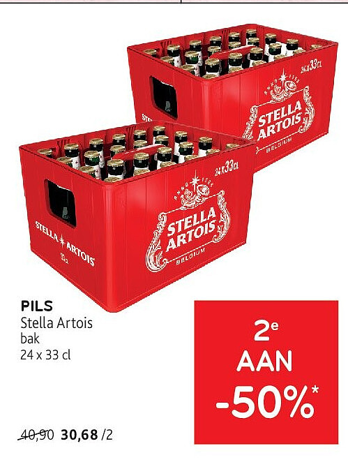 PILS Stella Artois bak 24 x 33 cl