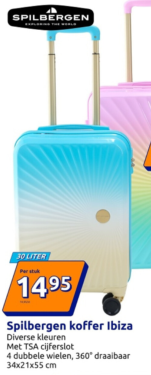 Spilbergen koffer Ibiza 30 LITER