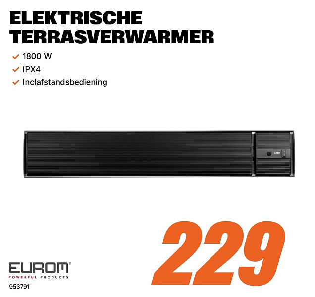 ELEKTRISCHE TERRASVERWARMER