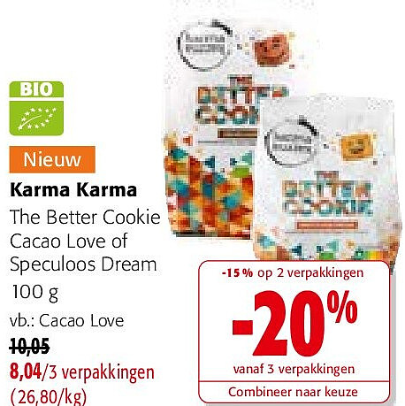 Karma Karma The Better Cookie Cacao Love of Speculoos Dream 100 g