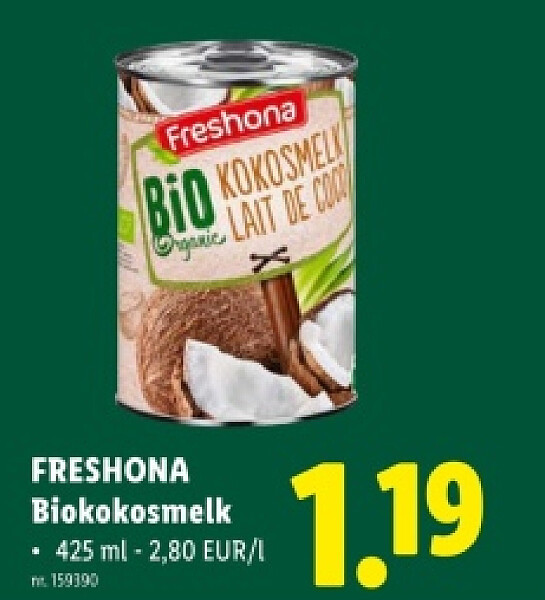 Biokokosmelk