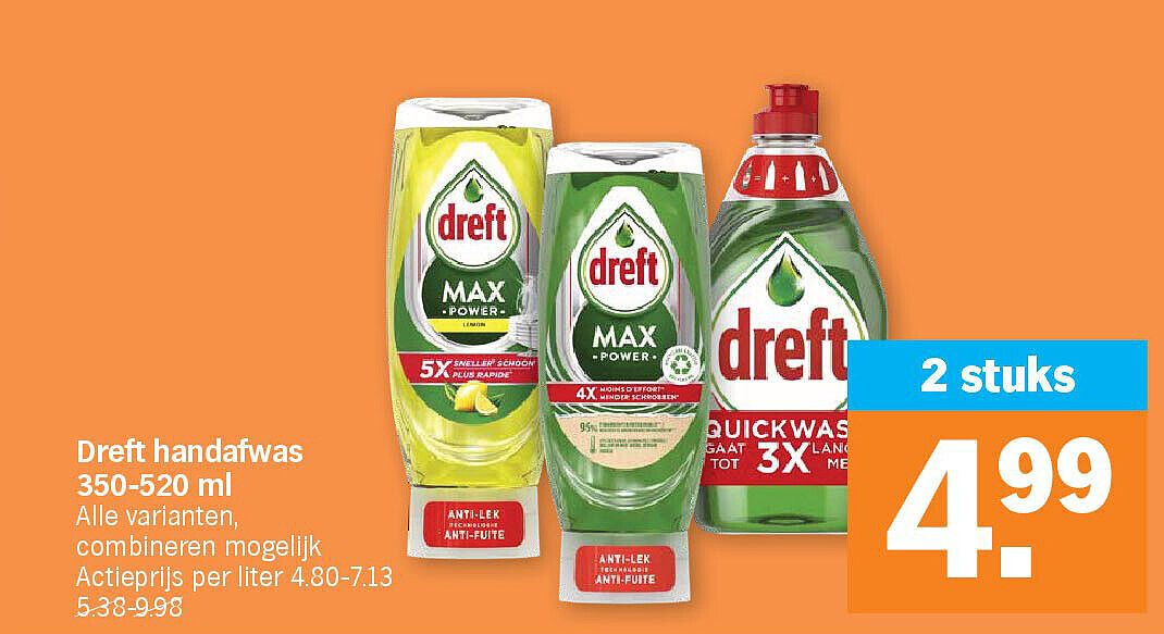 Dreft handafwas 350-520 ml