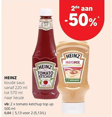 HEINZ tomato ketchup top up 500 ml