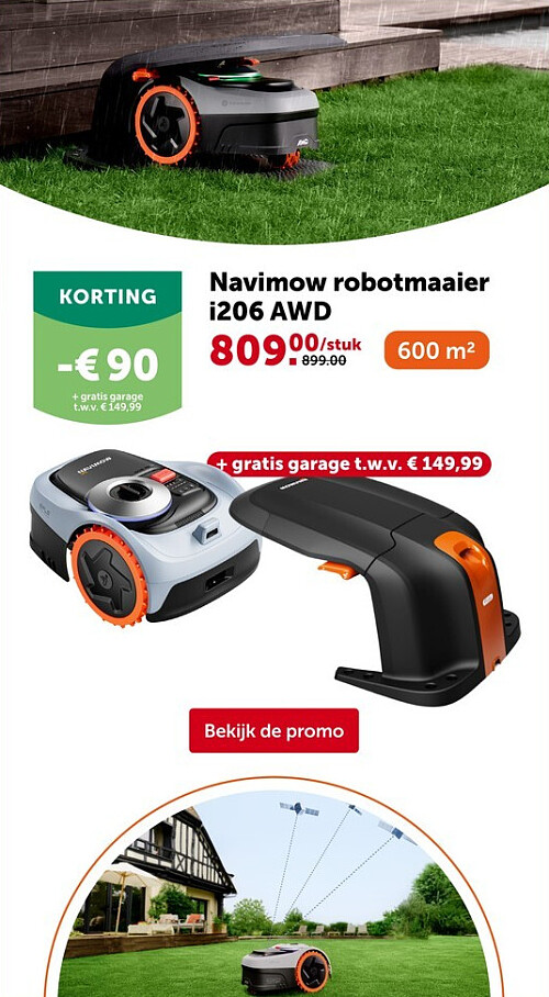 Navimow robotmaaier i206 AWD