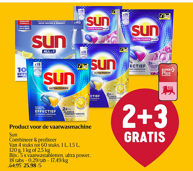 Product voor de vaatwasmachine