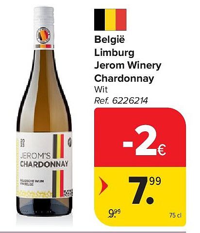 België Limburg Jerom Winery Chardonnay