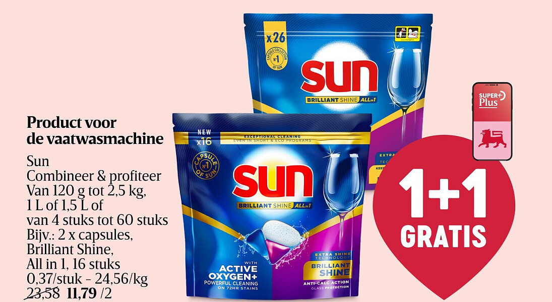 Product voor de vaatwasmachine