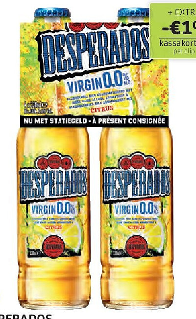 Desperados Virgin 0,0% 4 x 33 cl