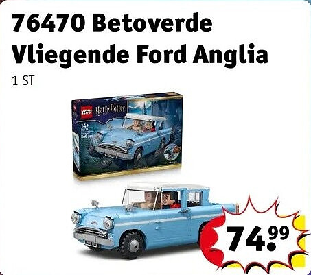 76470 Betoverde Vliegende Ford Anglia