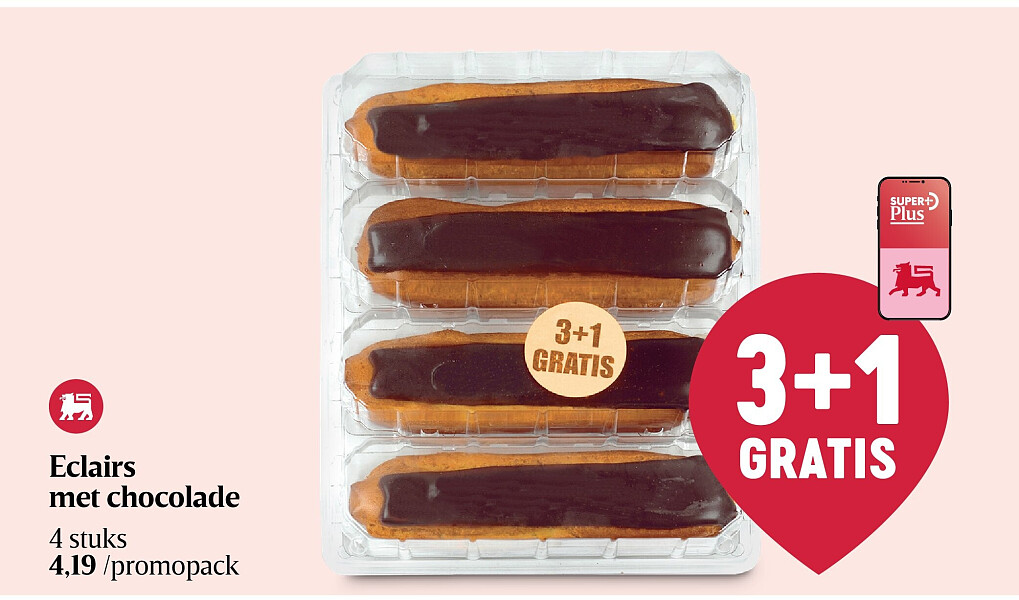 Eclairs met chocolade