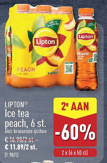 Ice tea peach, 6st.