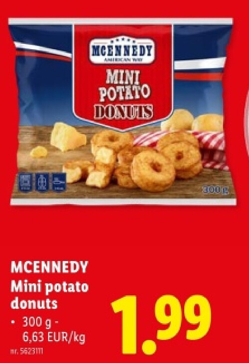 Mini potato donuts