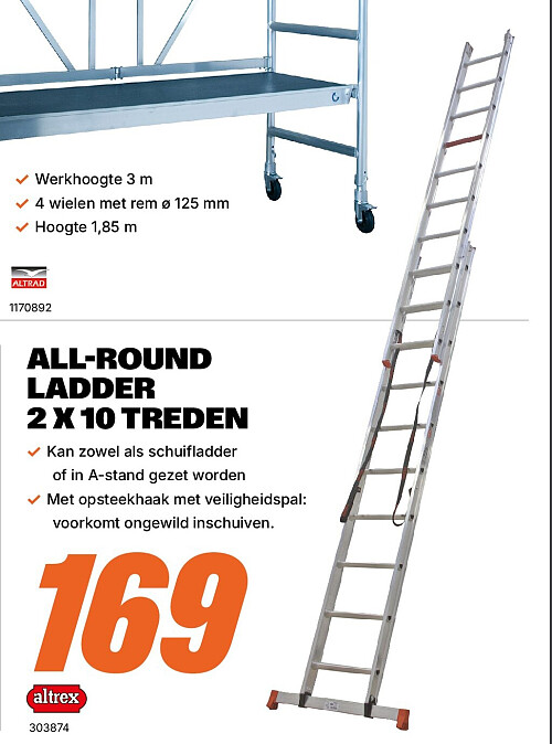 ALL-ROUND LADDER 2 X 10 TREDEN
