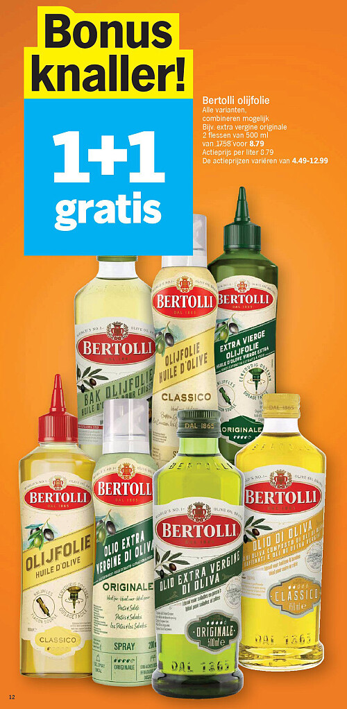 Bertolli olijfolie