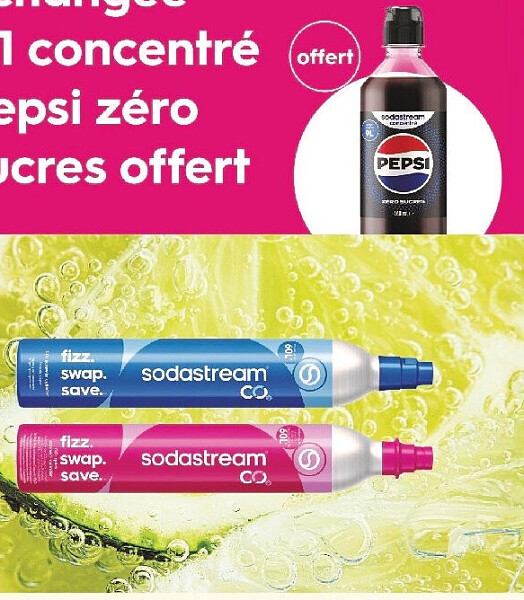Recharge de gaz SodaStream