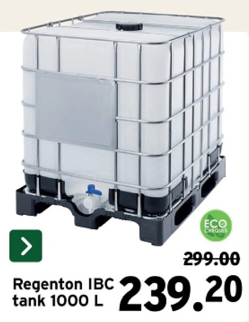 Regenton IBC tank 1000 L