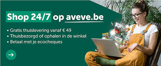 Shop 24/7 op aveve.be