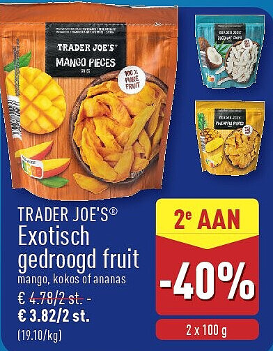 Exotisch gedroogd fruit
