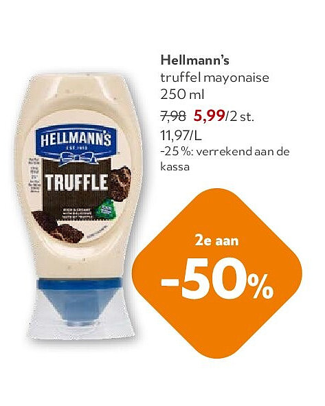 Hellmann’s truffel mayonaise 250 ml