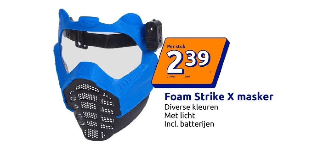Foam Strike X masker