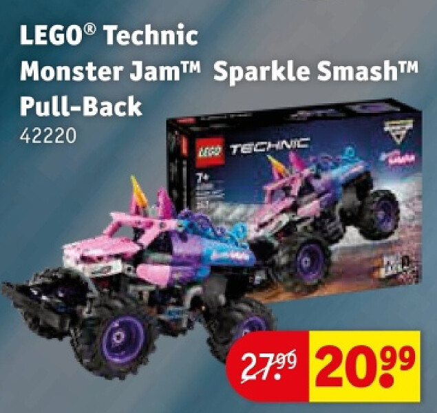 LEGO® Technic Monster Jam™ Sparkle Smash™ Pull-Back