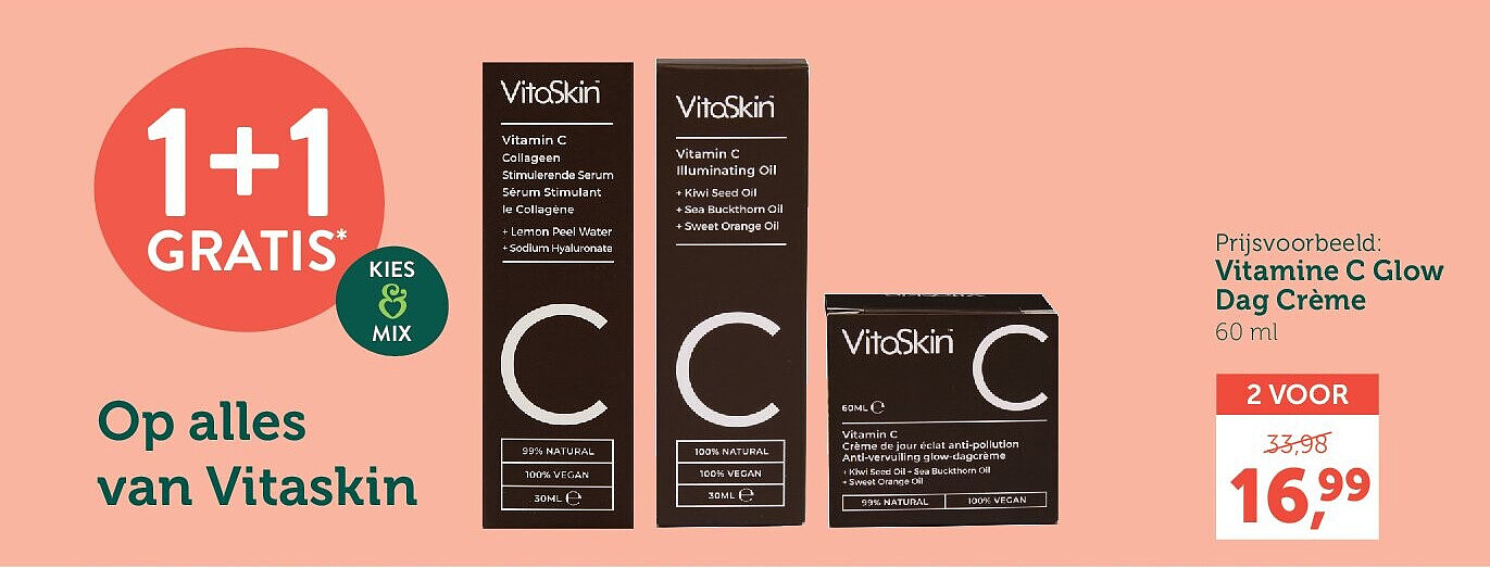 Prijsvoorbeeld: Vitamine C Glow Dag Crème 60 ml