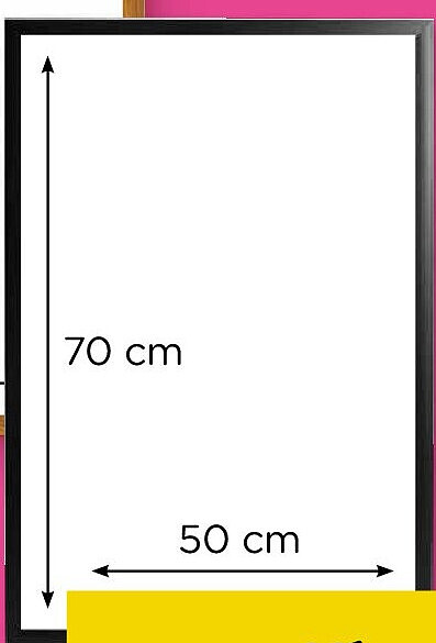 Grote fotolijst Basic 50x70 cm