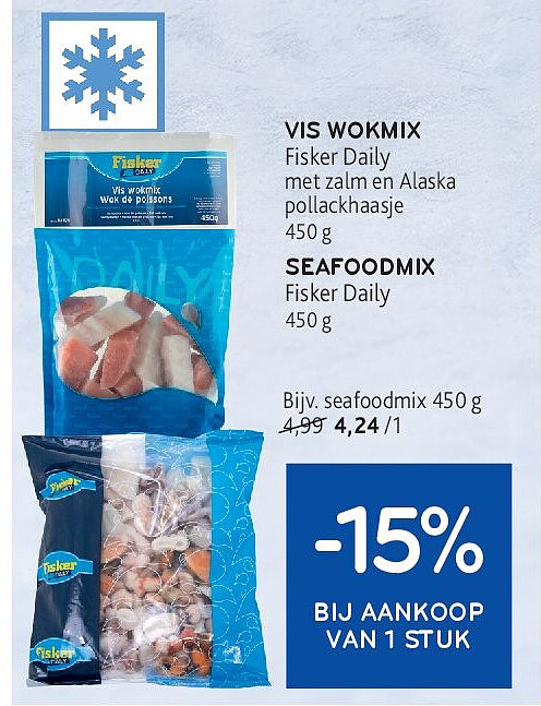 SEAFOODMIX Fisker Daily 450 g