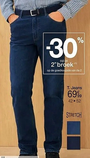 T. Rechte jeans, 5-pocketmodel