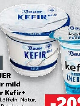 Kefir mild oder Kefir+