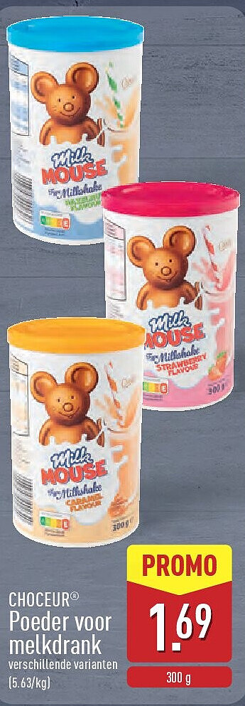 Poeder voor melkdrank