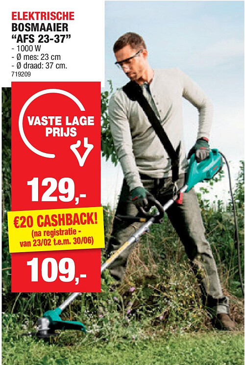 ELEKTRISCHE BOSMAAIER “AFS 23-37”