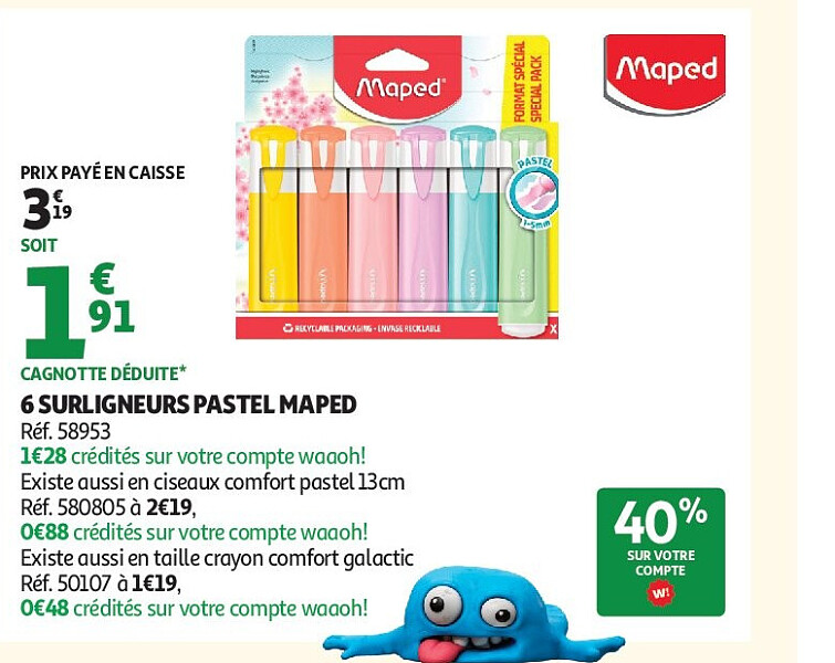 Taille-crayon confort galactic Maped