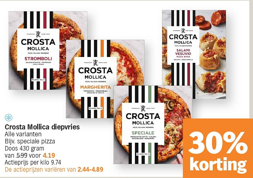 Crosta Mollica diepvries