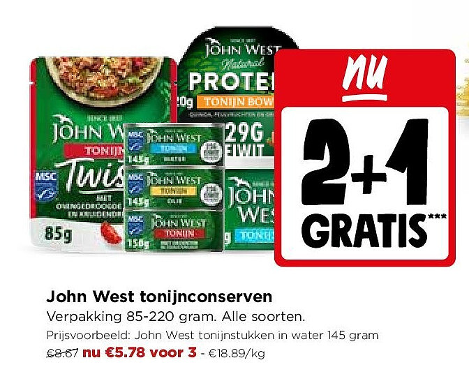 John West tonijnconserven