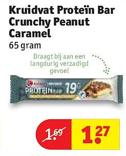 Kruidvat Proteïn Bar Crunchy Peanut Caramel