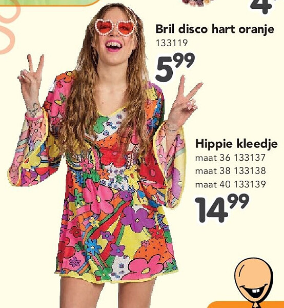Hippie kleedje maat 36