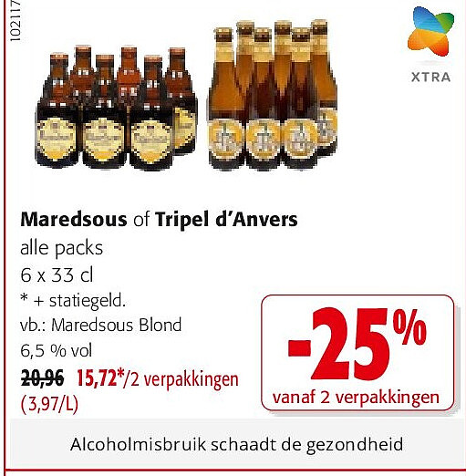 Maredsous Blond 6,5 % vol