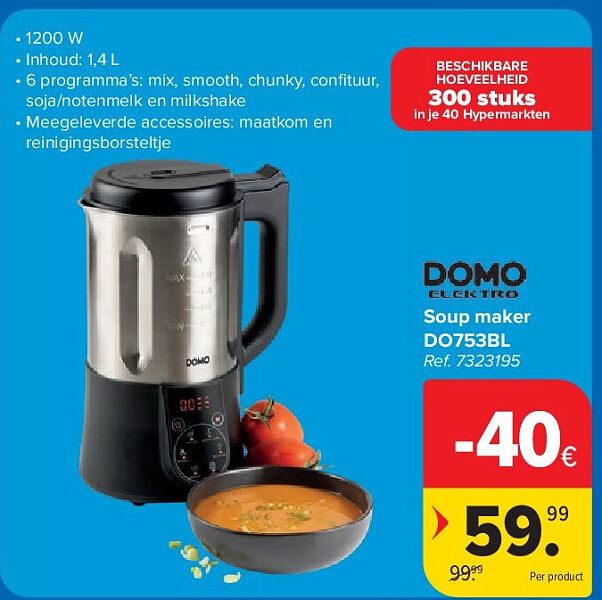 Soup maker DO753BL