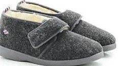 Pantoffel met velcro-sluiting, Thermolactyl