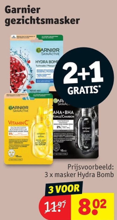 Garnier gezichtsmasker