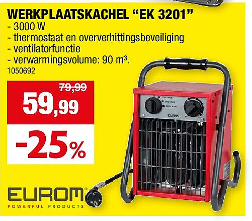 WERKPLAATSKACHEL “EK 3201”
