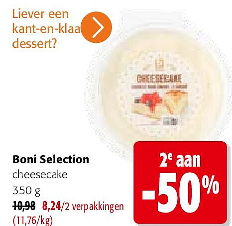 Boni Selection cheesecake 350 g