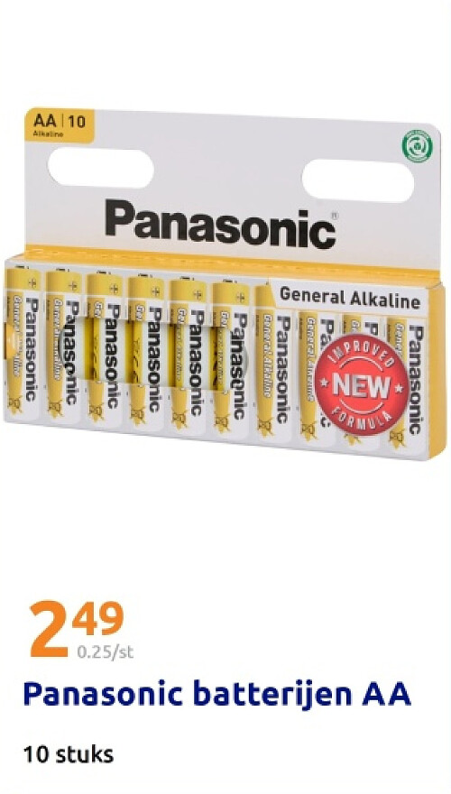 Panasonic batterijen AA