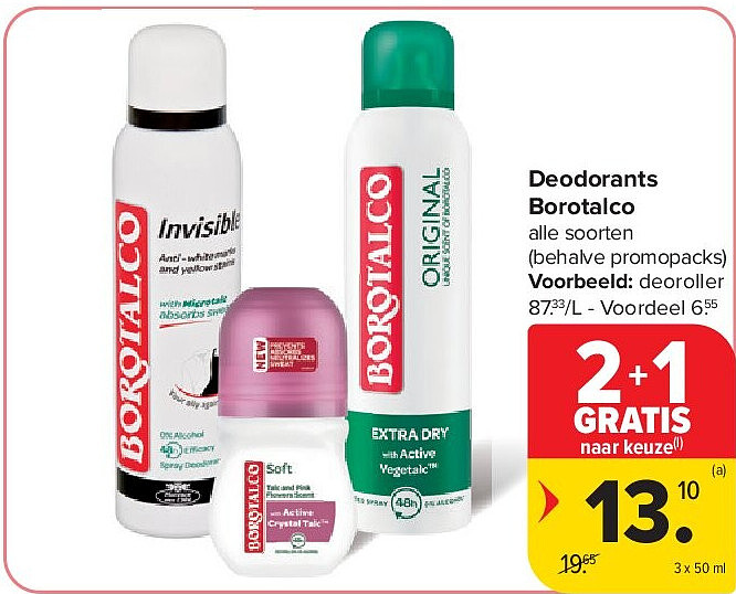 Deodorants Borotalco