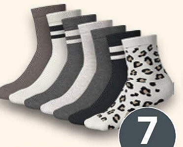 Socken, 7 Paar