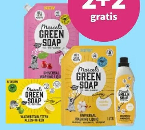 Marcel's Green Soap wasmiddel en vaatwas
