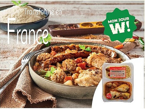 Couscous aux légumes frais Auchan Le Traiteur
